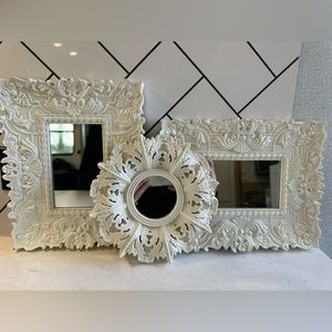 Trio of Vintage Style Mirrors